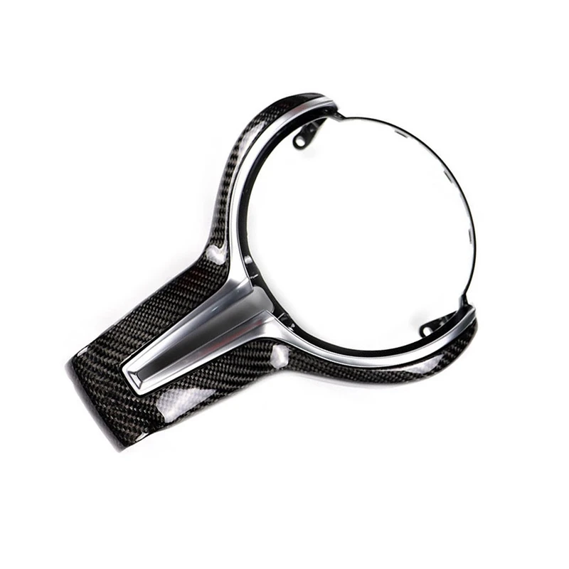

For Bmw F80 M3 F82 F83 M4 F10 M5 F06 F12 F13 M6 F15 X5M F16 X6M Replacement Carbon Fiber Steering Wheel Trim Cover