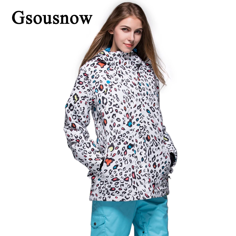leopard ski pants