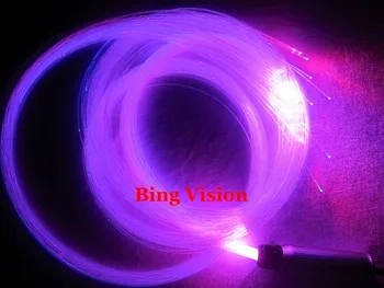 

fiber optic star lighting ceiling kit,100pcs 1.0mm PMMA fiber 2m Long + falsh light illuminator for home or car star effect