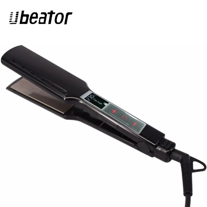 

Intelligent Touch Screen Titanium tool hair straightener Ceramic coating LCD Electric Hair Straightener professional flat iron