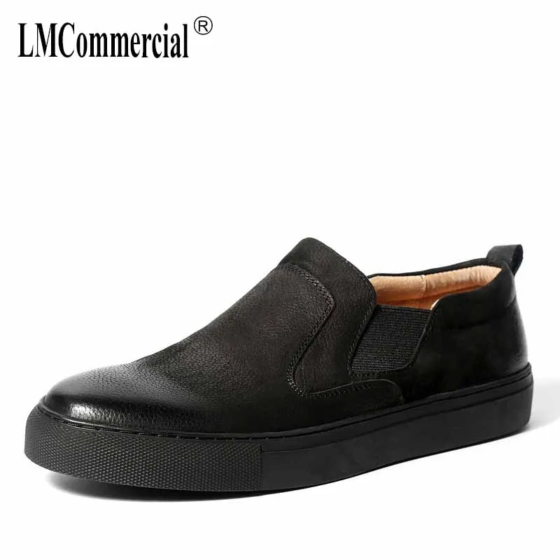 

spring autumn summer Genuine Leather men's loafer shoes Driving shoes men soft all-match cowhide breathable casual shoes male