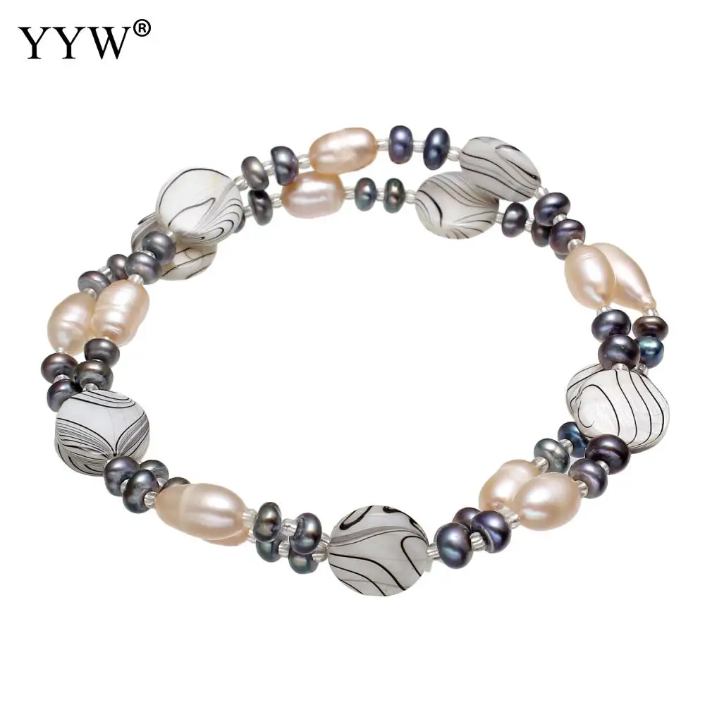 Freshwater Cultured Pearl Bracelet Freshwater Pearl with Freshwater ...