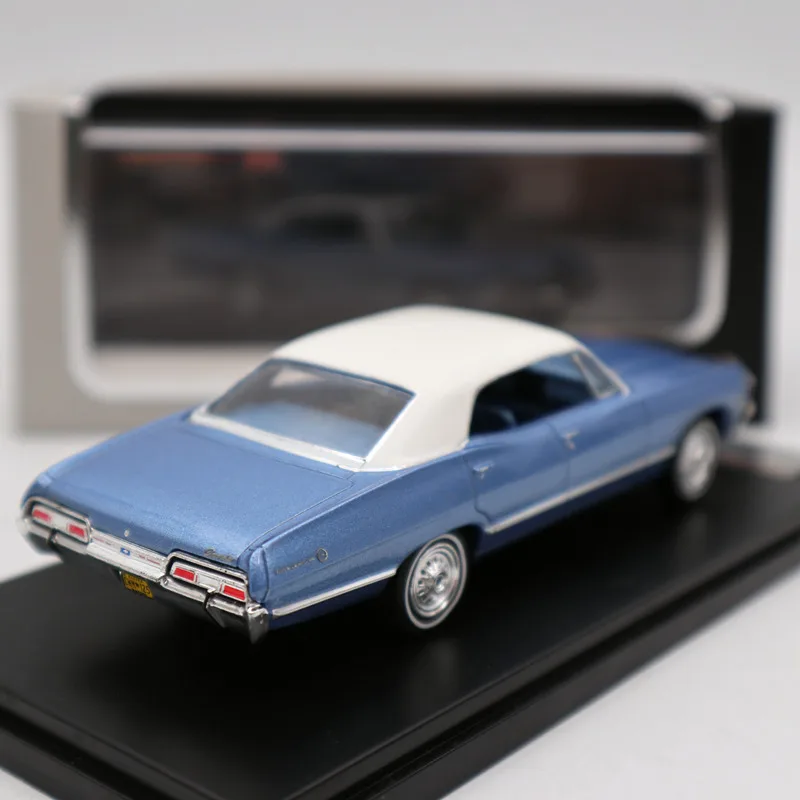 Премиум X 1:43 Chevrolet Impala Sport Sedan 1967 синий металлик PRD559 литье под давлением модели автомобилей Ограниченная серия Коллекция