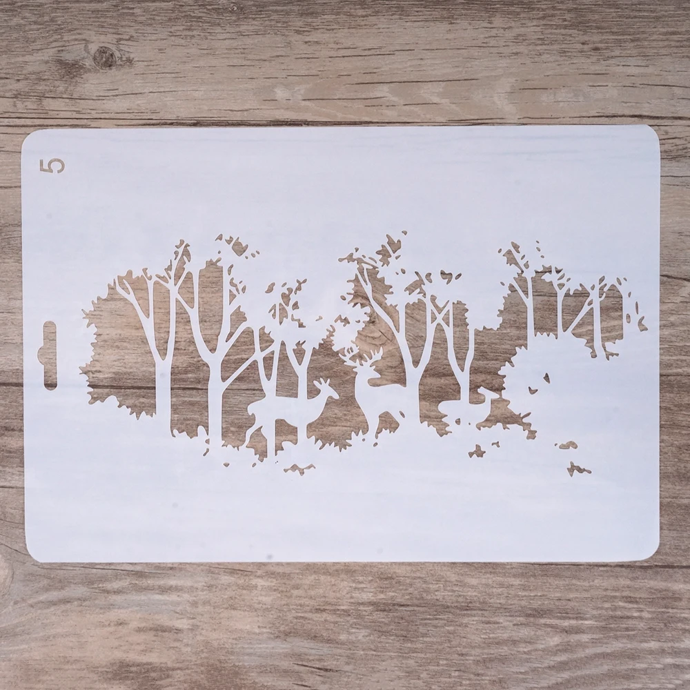 DIY ремесло многослойный олень трафареты для DIY штампованная для скрапбукинга альбом поделки декоративные бумажные карты