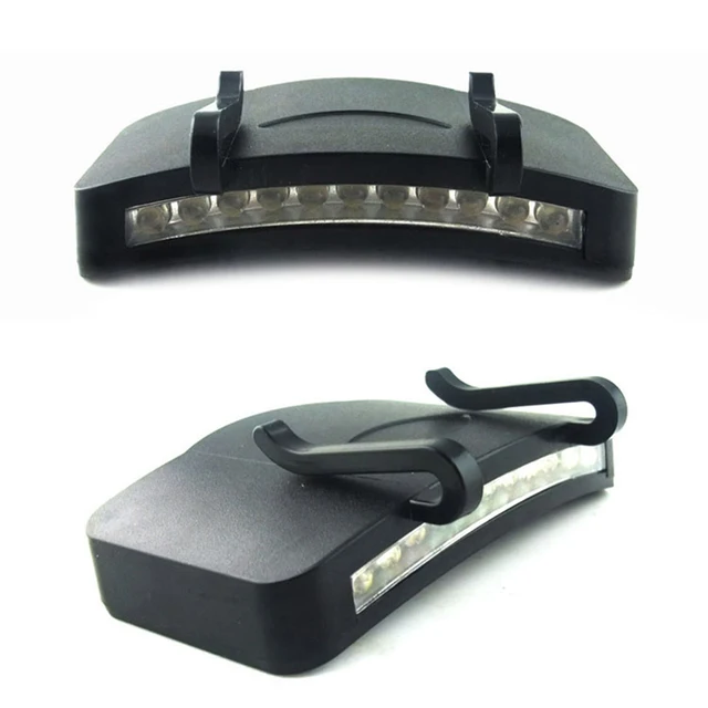 Z20 11 LED Baseball cap light Night Cycling Hiking Repair Car Outdoor headlamp head Cap Hat Light Clip on light Fishing lamp