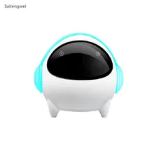 [Белый синий] робот компьютер звук ноутбук мини звук настольный компьютер USB динамик