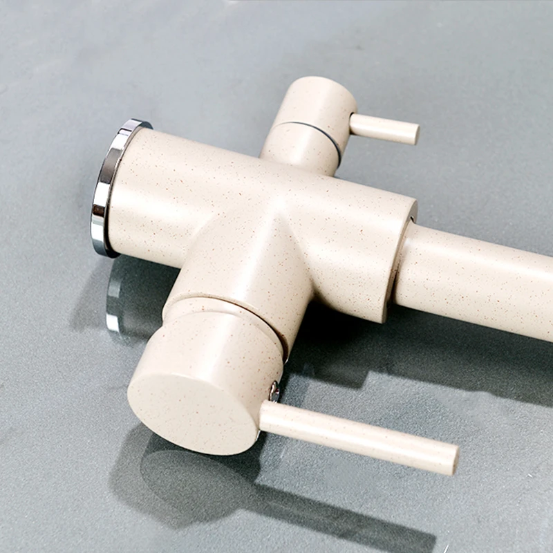 Gisha single hole Kitchen sink Faucet Deck Mounted Tap 360 Degree Rotation Water Purification Dual Handles Cold Hot Tap G2010 Gisha single hole Kitchen sink Faucet Deck Mounted Tap 360 Degree Rotation Water Purification Dual Handles Cold Hot Tap G2010