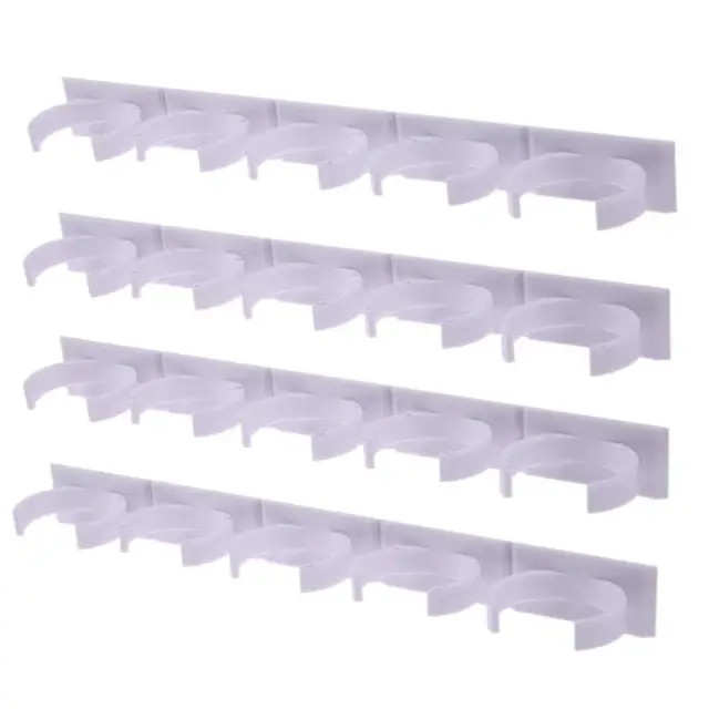 Special Price 2/4 Pcs Wall Mount Ingredient Spice Bottle Rack Plastic Organizer Rack 5 Cabinet Kitchen Cabinet Door Hooks Jars Spice Holder