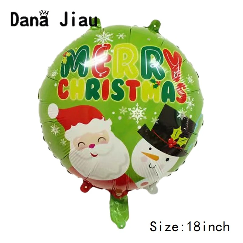 18 Pouces Joyeux Noel Decoration Ballons Bonne Annee Enfants Cadeau Jouet Arbre De Noel Neige Homme Bricolage Fete Balle Pere Noel Bonbons Aliexpress