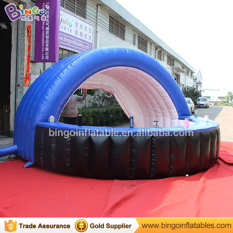  13ft inflatable irish pub bar table 4x4x2.5m inflatable irish pub tent with blue color toy tent