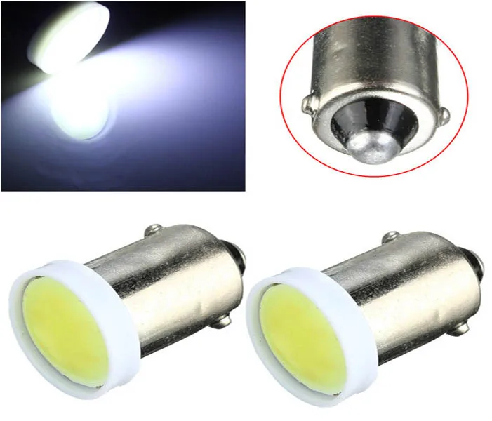 

BA9S W6W 1 COB LED Pure White Car Auto Interior Wedge Side License Plate Light Map Bulb Dome Lamp DC12V 10pcs/lot
