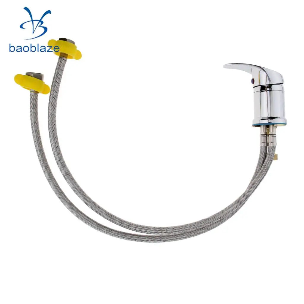 Hot & Cold Faucet with Hose Replacement Part for Spa Beauty Salon Shampoo Bowl 60 cm/70 cm/80 cm
