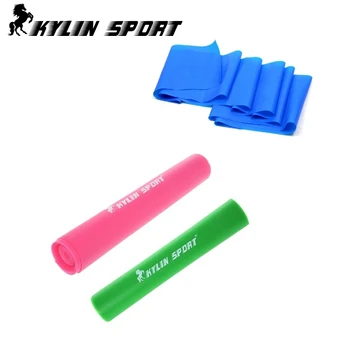 

set of 3 Yoga Pilates Stretch 1.5 m Band resistance exercise training fitness exercise workout purple for wholesale