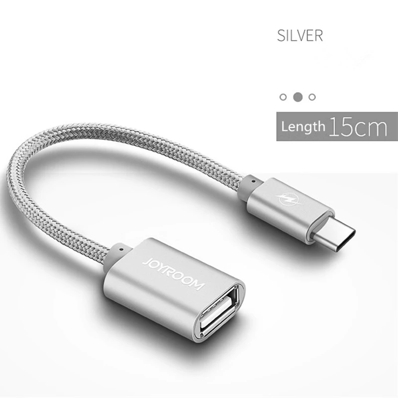 

Type-C OTG Adapter Cable USB Type C Male To USB U disk A Female OTG Data Cord Adapter 15CM for Xiaomi Huawei