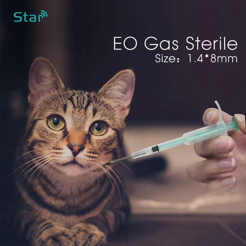 80 шт.) 134,2 кГц 1,4*8 мм мини-чип микрочип шприц FDX-B ISO11784/5 RFID шприц pet инжектор, собаки, кошки и мышки Детские шприц