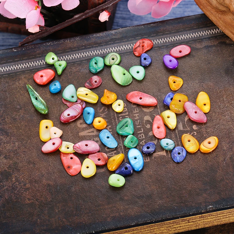 

New 15g Small Multicolour Natural Shell Crushed Stone Beads for Bracelet Necklace Loose Beads Earring Pendants Jewelry Making