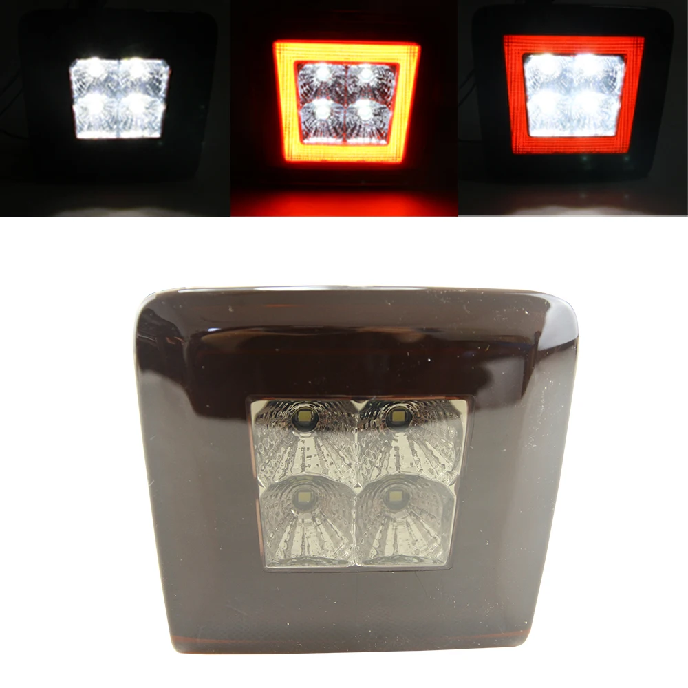 

LED Rear Fog Light Assembly For 2013-16 Nissan Juke Nismo ONLY Brake/Tail Light Red+Smoke