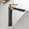 XOXO Basin Faucets Cold and Hot  Single Hole Mixer Tap Black White Gold Mixer Tap For bathroom Sink Taps 20055-1 ► Photo 2/6