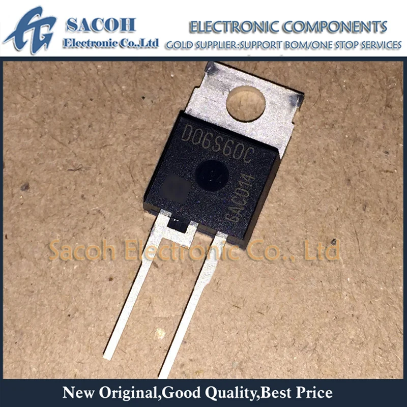 Free shipping 10Pcs IDT06S60C D06S60C TO-220 6A 600V SiC Silicon Carbide Schottky Diode | Электроника