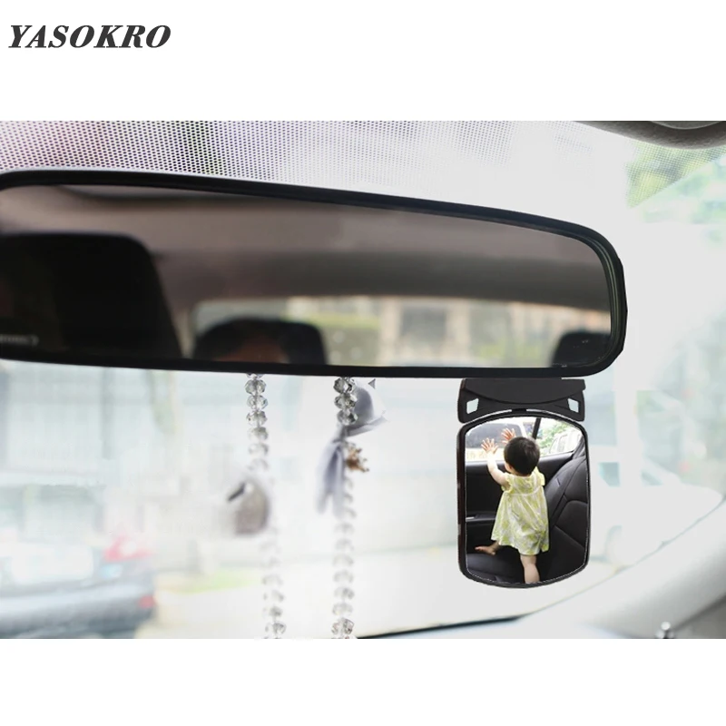

Car Back Seat View Baby Mirror Mini Children Rear Convex Mirror Adjustable Auto Kids Monitor Safety Reverse Safety Seat