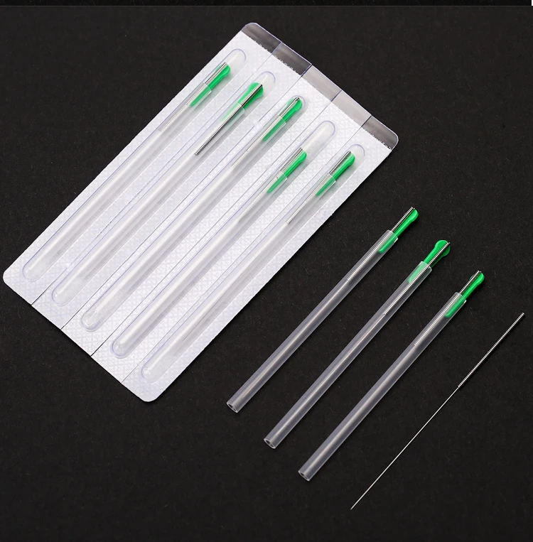 zhongyantaihe Sterile acupuncture needle disposable tube needle one needle with one guide tube beauty massage zhongyantaihe Sterile acupuncture needle disposable tube needle one needle with one guide tube beauty massage