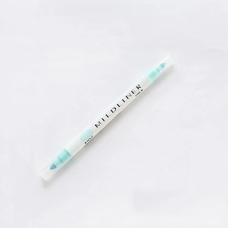 light green CXZY Kawaii милый milkliner хайлайтер ручка набор двуглавый hilighter строчка Пастель Мел знак mildliner Стиль Искусство fluo 1M804 - Цвет: light green