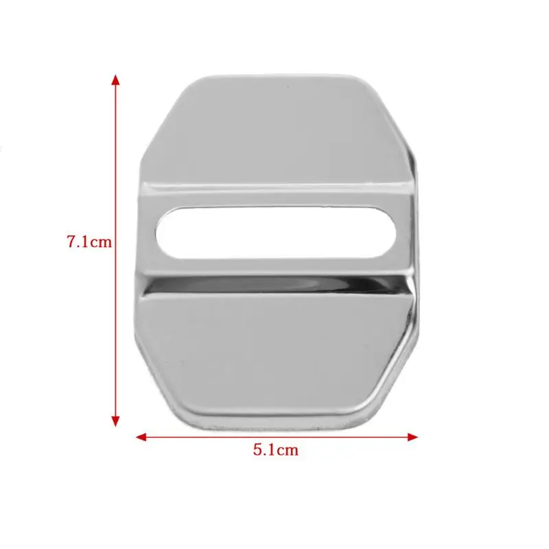 

Stainless Steel Car Door Lock Cover Decor Sticker For Benz E C E260L GLK ML GLA 1Pcs