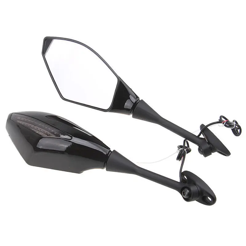 Motorcycle Racing Style LED Turn Signals Rearview Mirror Rear View Side For Honda CBR 1000RR 250R 600RR CBR300R CBR500R | Автомобили и