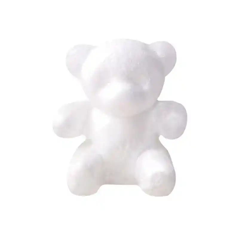 polystyrene sitting teddy bear