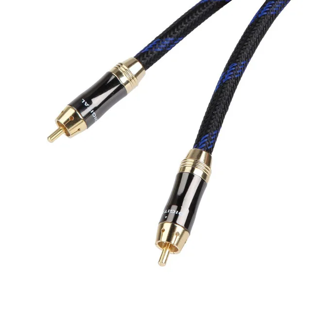 Free Shipping 1m High Quality Stereo Digital Coaxial Audio free shipping 1m high quality stereo digital coaxial audio