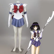 Athemis Anime Sailor Moon Sailor Saturn Cosplay Costume custom made Dress High Quality athemis gane assassin s creed female assassin cosplay costume custom made set high quality