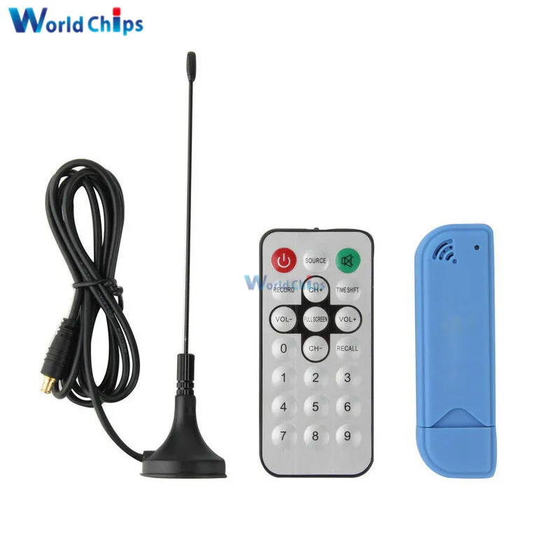 

New USB 2.0 Digital DVB-T SDR DAB FM HDTV TV Tuner Receiver Stick RTL2832U R820T2 Support Multi-language Microsoft