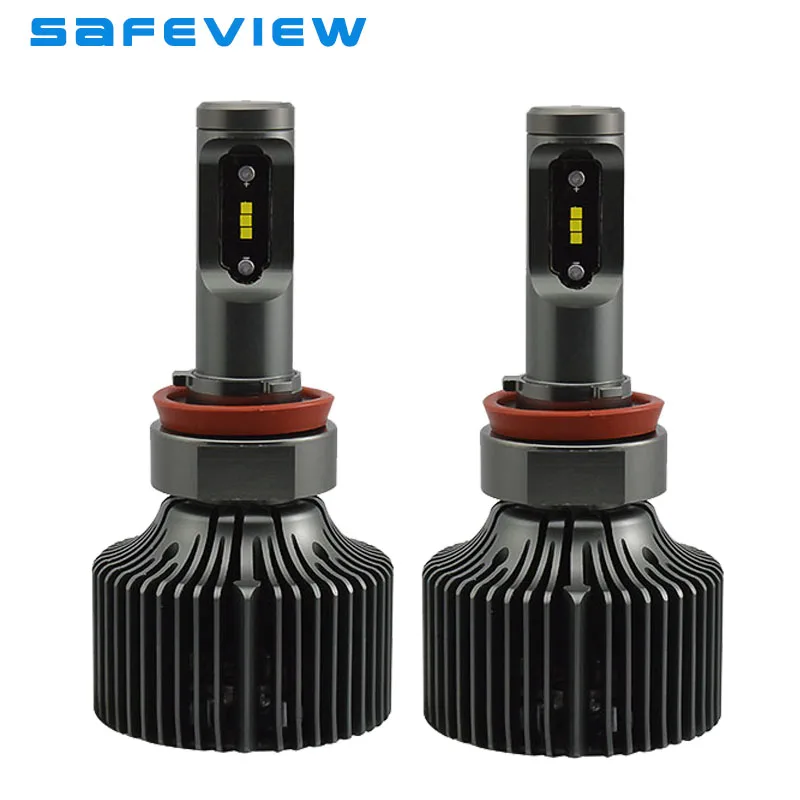 

SAFEVIEW h11 led lamp H8 H9 Car headlights Lighting bulbs 5000K 6000k Source Single Beam H16 Energy-saving lamps durable 60w