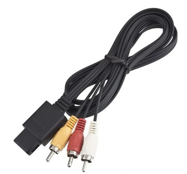 1 8 м 6 футов AV TV 3RCA 3 rca видео шнур кабель для игрового кубика/для SNES gameccube/для Nintendo N64