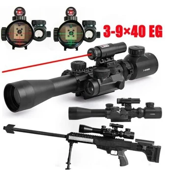 

Tactical riflescopes 3-9x40EG dual illuminated red dot scope infrared Rifle Scope with red dot laser sight