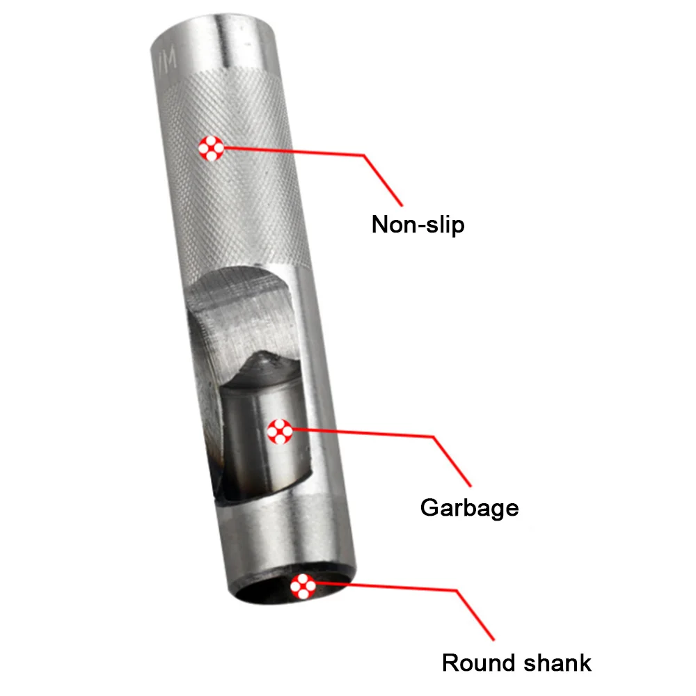 15 шт. 2 мм-20 мм кожаный перфоратор из толстой стали ремесленный круглый бумажная лента одежда из полотна Перфоратор DIY кожевенное ремесло перфоратор