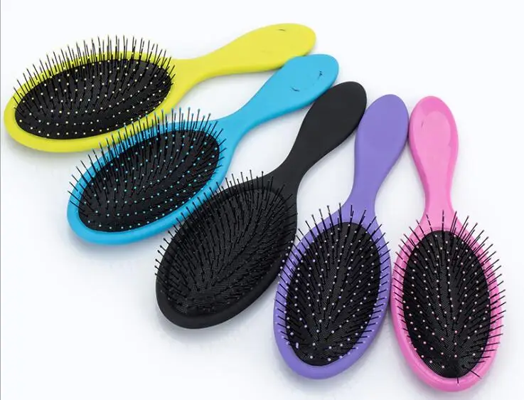 1pc Detangling Hair Brush Detangler Hairbrush Scalp Massager Straight Curly Wet Hair Comb