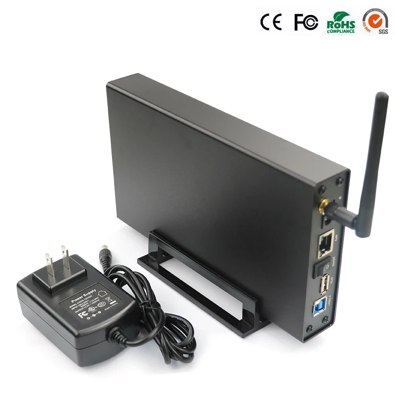 2017 Aluminum 3.5" hdd wireless wifi Nas gigabit hdd wifi router