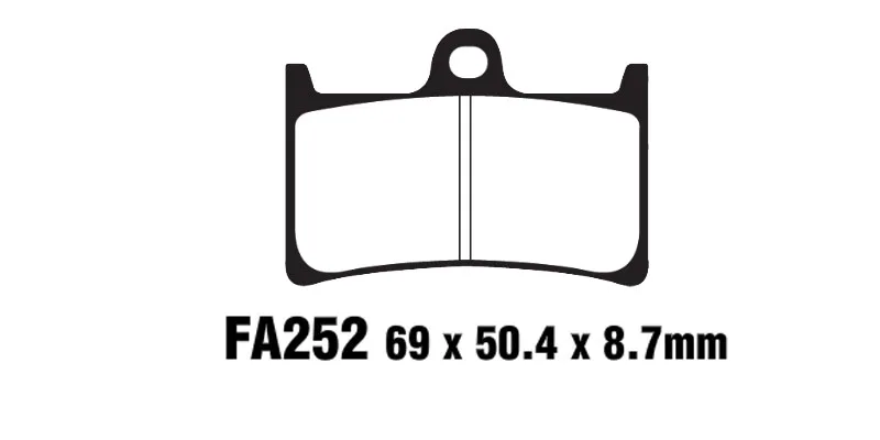 Для Yamaha YZF 600 R 1996 1998 2000 2001 2002 2003 2004 2005 2006 2007 YZF600 YZF600R передние тормозные колодки