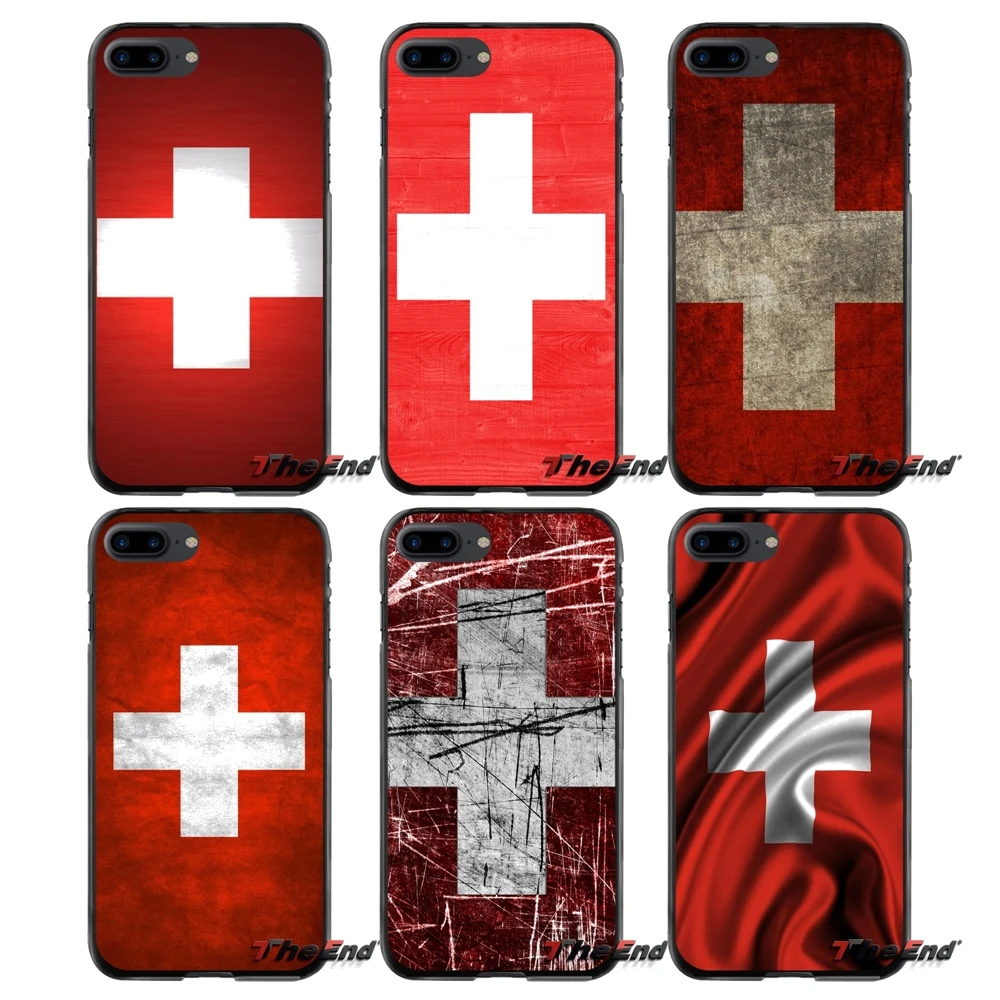 Switzerland Flag Accessories Phone Cases Covers For Apple iPhone 4 4S 5