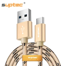 

SUPTEC USB Type C Charging Cable Type-C Data Charger for Xiaomi 4C Samsung S8 S9 Huawei Mate 9 10 pro P9 P10 Oneplus Nexus 6P 5X