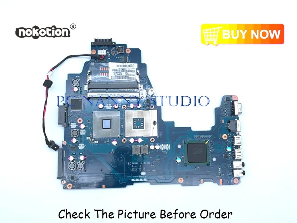 PANANNY K000111590 для Toshiba Satellite C660 материнская плата PWWAA LA-6841P GM45 DDR3 Протестирована |