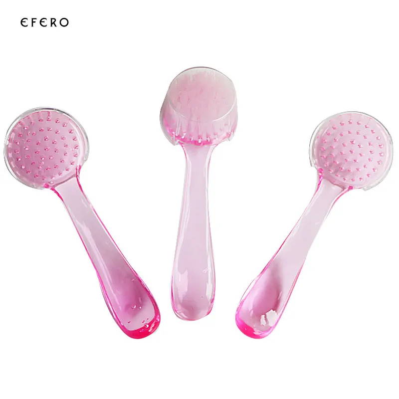 1Pc Professional Plastic Nails Brush Nail Art Dust Cleaning Brush With