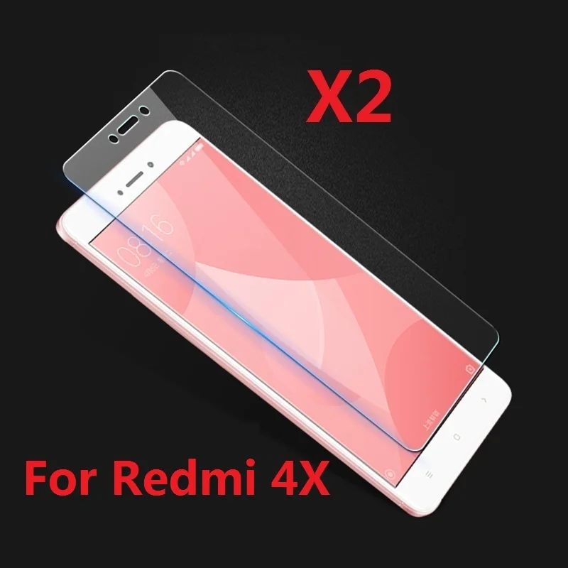 

2pcs Xiomi Redmi 4X Protective Glass For Xiaomi Redmi 4X Tempered Glass Protection For Redmi 4X Glass Screen Protecor Film Foil