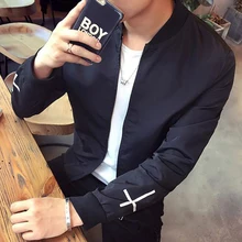 2019 Spring Thin Jacket Men Casual Baseball Coat Fashion Slim Fit Jacket Jackets Brand Casual Coat