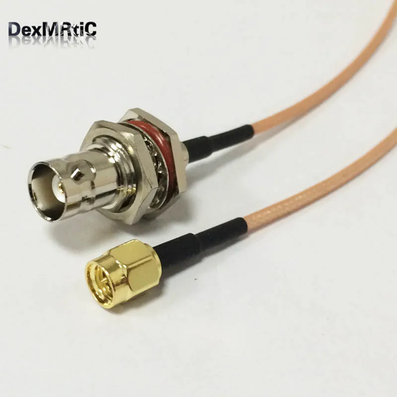 SMA Male Switch BNC Female перегородка Pigtail Cable RG316 15 см 6 дюймов по оптовой цене быстрая