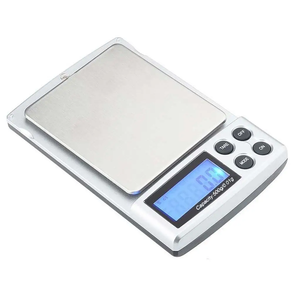 Digital Pocket Scale Gold Silver Jewelry Weight Balance Tool Device 500g x 0.01g Jewelry Scale