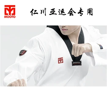 

wholesale cotton breathable junior uniform DOBOK child adult men women WTF mooto tae kwon do karate taekwondo clothes printing