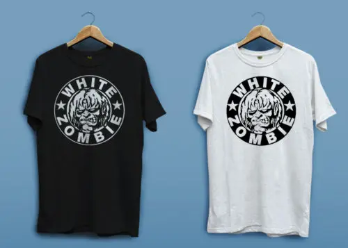 Download Funky T Shirts Regular Short O Neck Mens White Zombie ...
