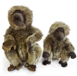 Моделирование бабуины игрушки куклы подушка африканской дикой природы большие куклы милые плюшевые Животные игрушки подарки